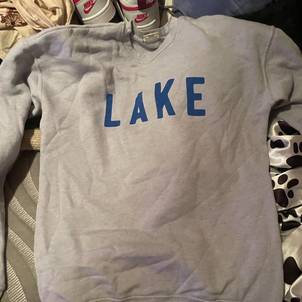 Gray LAKE Sweatshirt